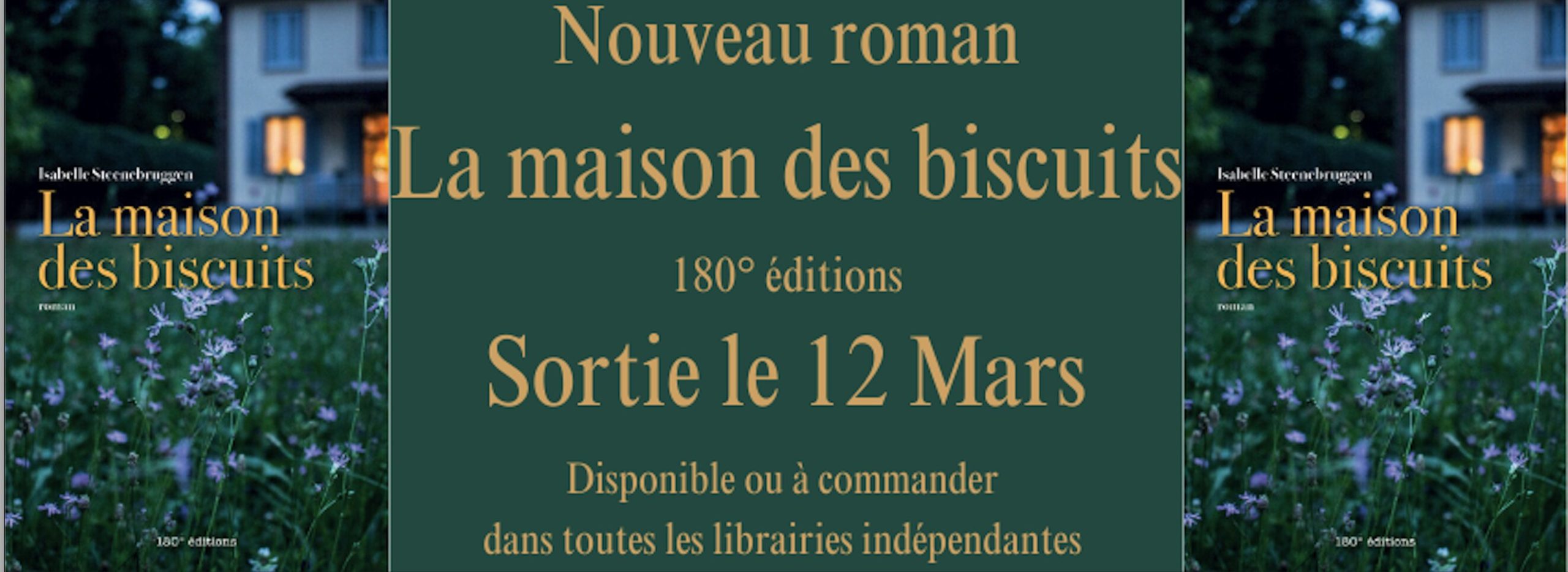 Roman "La maison des biscuits" sortie le 12 mar 2025